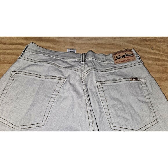 Levi Strauss Signature Stretch Bootcut Jeans Misses Size 10 Medium beige - Picture 9 of 10